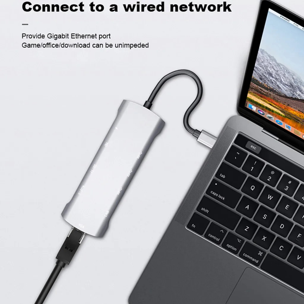 Набор контактов для тестирования 10 в 1 Тип C на Hdmi многофункциональная док-станция для usb-хаб Быстрая зарядка Pd usb-хаб компьютера Адаптер Hub Тетрадь концентратор