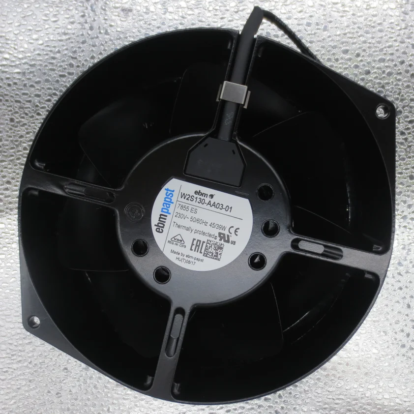 

German ebmpst W2S130-AA03-01 230V45W 7855ES 17255 UPS power fan