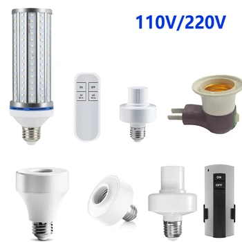 

E27 LED Lamp 220V LED Bulb LED Light 195LEDs Corn Bulbs Chandelier Sterilizer UVC Corn Light With Light Holder For Home Lighting