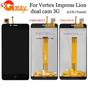 

5 inch For Vertex Impress Lion dual cam 3G LCD Display + Touch Screen Digitizer Sensor Assembly With Free Tools