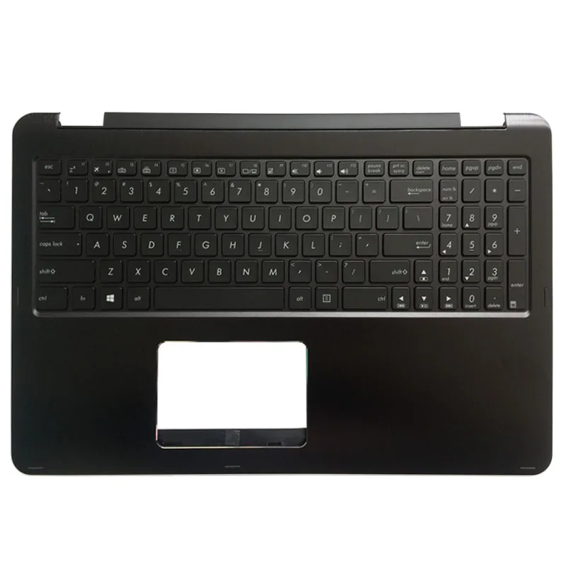 New US Laptop Keyboard for Asus Q553 Q553U Q553UB black keyboard Backlit With Palmrest Upper