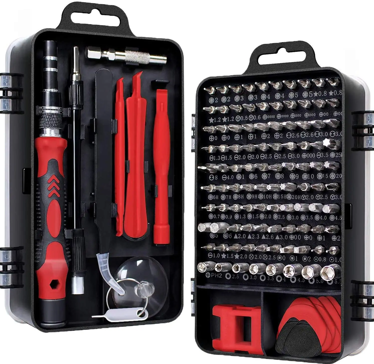 

Yellow135 in1 Screwdriver Set of Screw Driver Bit Set Multi-function Precision Mobile Phone Repair Device Hand Tools Torx Hex