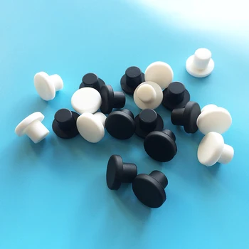 

10pcs Rubber Male Hole caps Silicone T type Plug Stopper 12mm 12.5mm 13mm 13.5mm Plastic Round Test Tube end caps Gap Masking