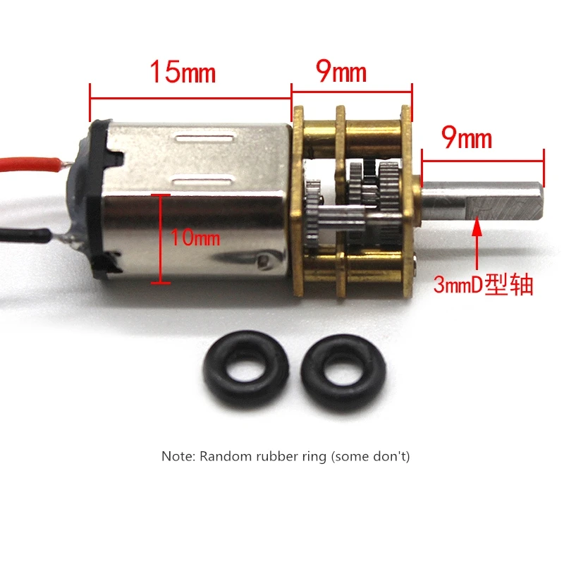 2PCS DC3V~6V 60RPM 10MM Micro Planetary Gearbox Gear Reducer Motor for Robot DIY 