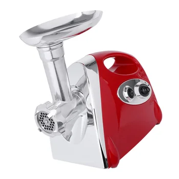 

Electric Meat Grinder with Handle Red Sausage Maker Mincer Kitchen Utensil for Home (with US Plug)