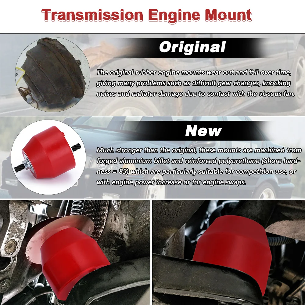 Transmission Mount Replacement For BMW E36 E46 Polyurethane 11811140985 22116779970 transmission mount replacement