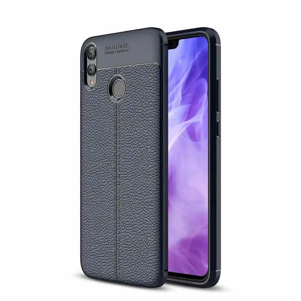 Чехол для Xiaomi Mix Max 2 2s 3 play 8 Pro Pocophone F1 SE 6X NOTE 3 гибкий мягкий кожаный силиконовый чехол - Цвет: Тёмно-синий