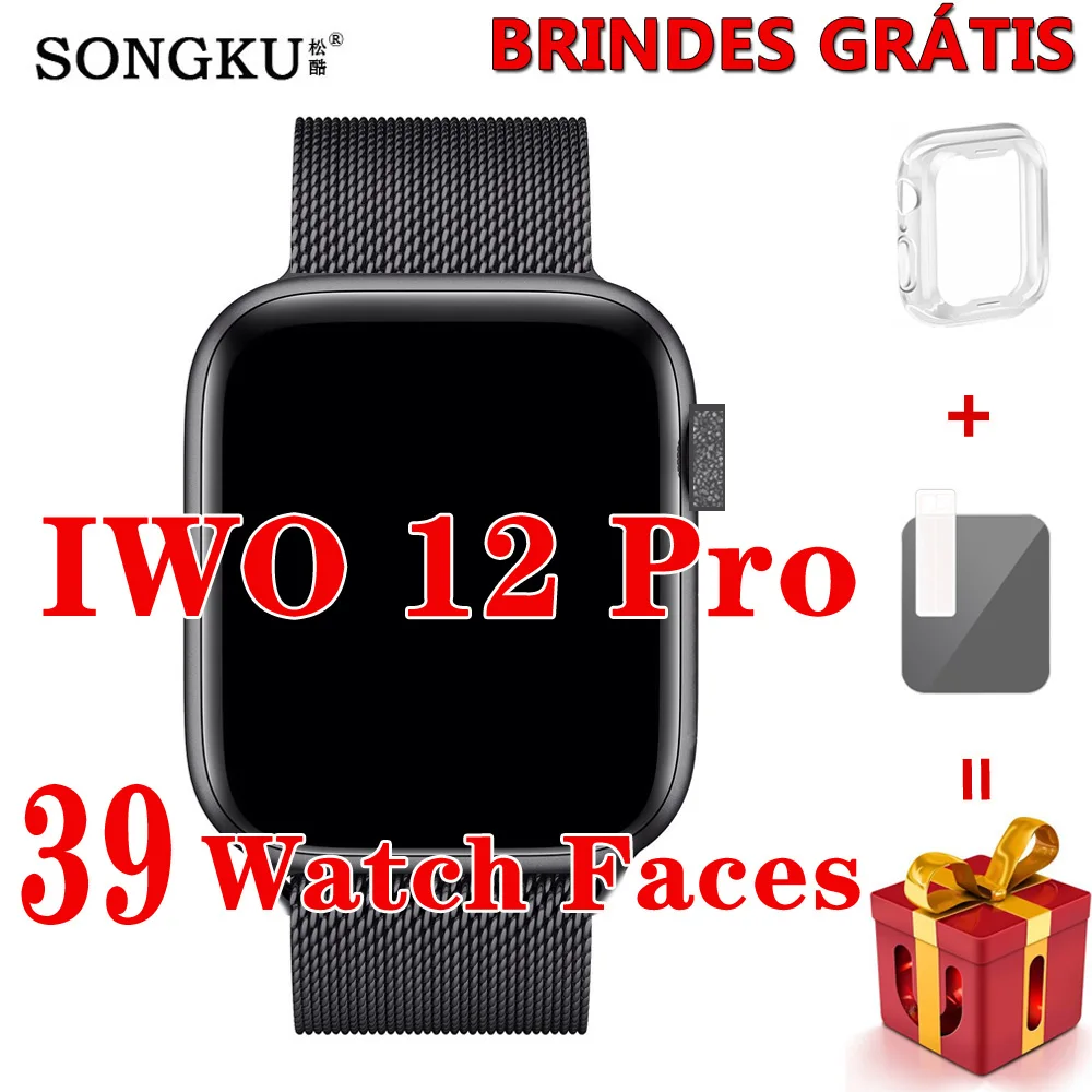 SONGKU IWO 12 Pro Watch Series 5 Смарт часы 40 м для IOS Android Phone Беспроводная зарядка PK MAX