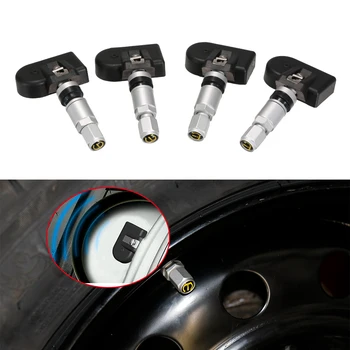 

Hot TPMS Wireless Real-time Tire Pressure Monitoring System with Voice Prompt LCD Display 4 Internal Sensors Alarm Function
