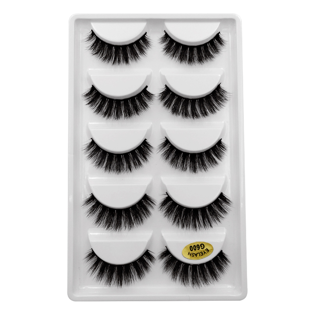 Pair 3D Mink Lashes Natural Eyelash Dramatic False Eyelashes Faux Cils Makeup Wholesale Fake Eyelash Extension maquiagem