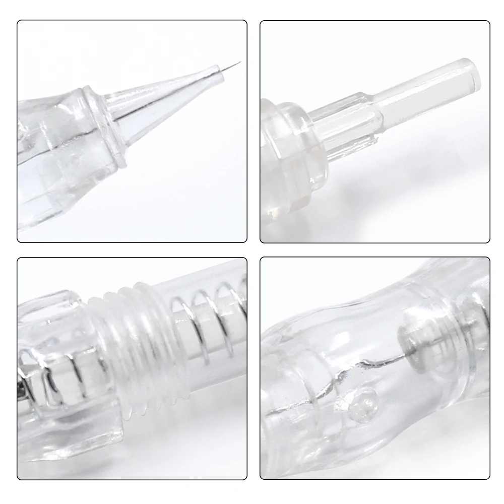 Biomaser 10PCS Revolution Tattoo Needle Permanent Makeup Cartridge Needles For Tattoo Machine Kit Eyebrow Needle 1R,2R,3R,5R 5