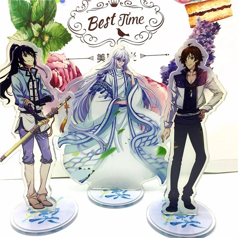 Мультфильм Аниме Spiritpact брелок Ян цзинхуа Duan Muxi милые забавные акриловое кольцо для ключей аксессуары Porte Clef персонализированные ювелирные изделия