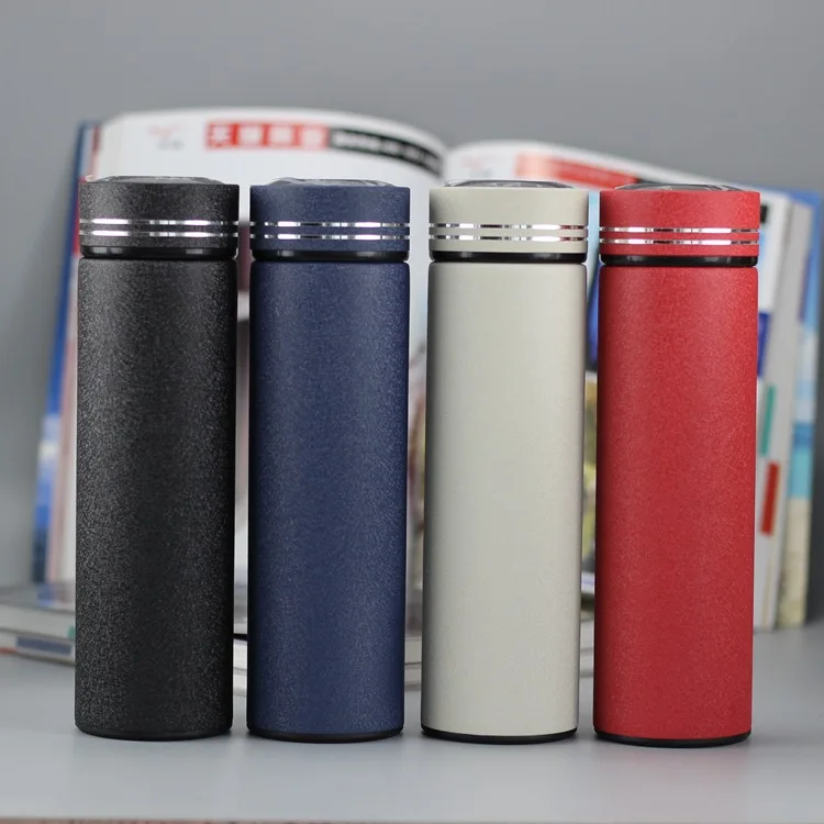 NEW 500ML Thermos mug Tea Vacuum Flask With Filter Stainless Steel 304 Thermal Cup Coffee Mug Water Bottle Office Business | Дом и сад
