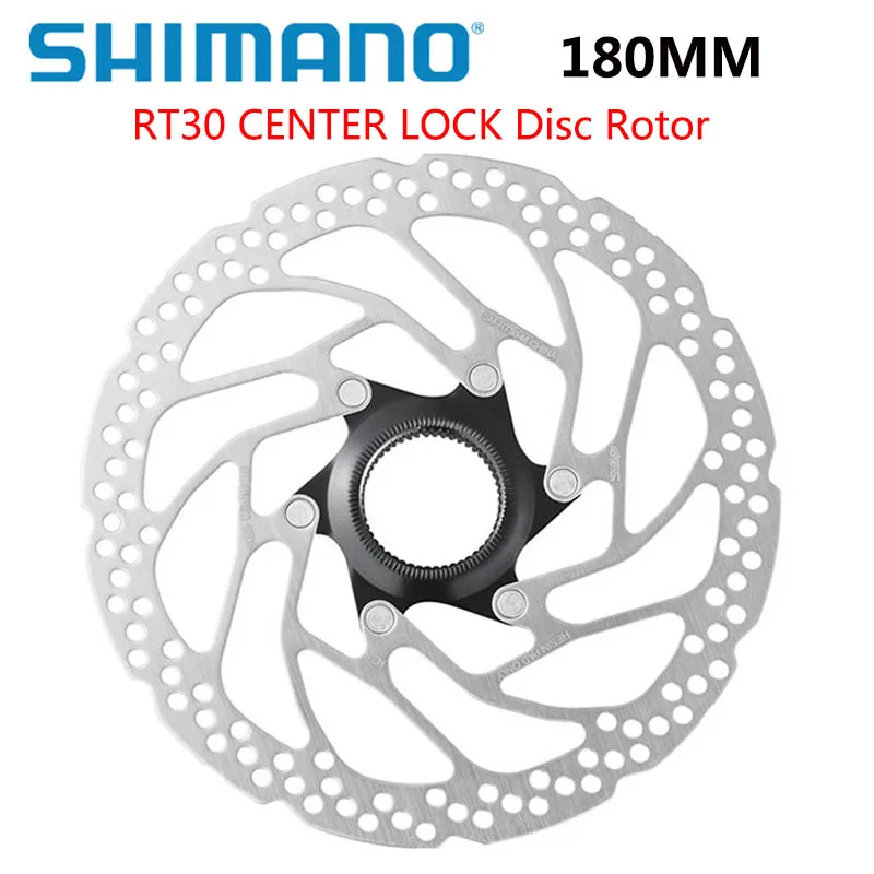 RT30 180mm bulk Shimano Deore дисковый тормоз ротор SM RT54 RT30 Центральный замок дисковый тормоз ротор горный велосипед велосипедный диск M6000 тормозной диск 160 мм 180 мм - Цвет: RT30 180mm bulk