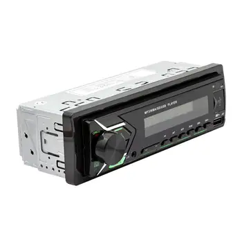 

12v Car Mp3 Player Bluetooth Hands-free Fm Radio Colorful Light Machine Car Audio Modification Central Control