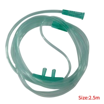 

Universal Soft Tube Durable Kink Resistant Health Care Adult Flexible Disposable Hose Green Nasal Oxygen Cannula High Flow Home
