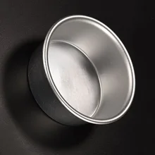 4 дюйма алюминиевый сплав серебро антипригарная круглая форма для выпечки торта сковорода посуда инструмент бытовые кухонные инструменты