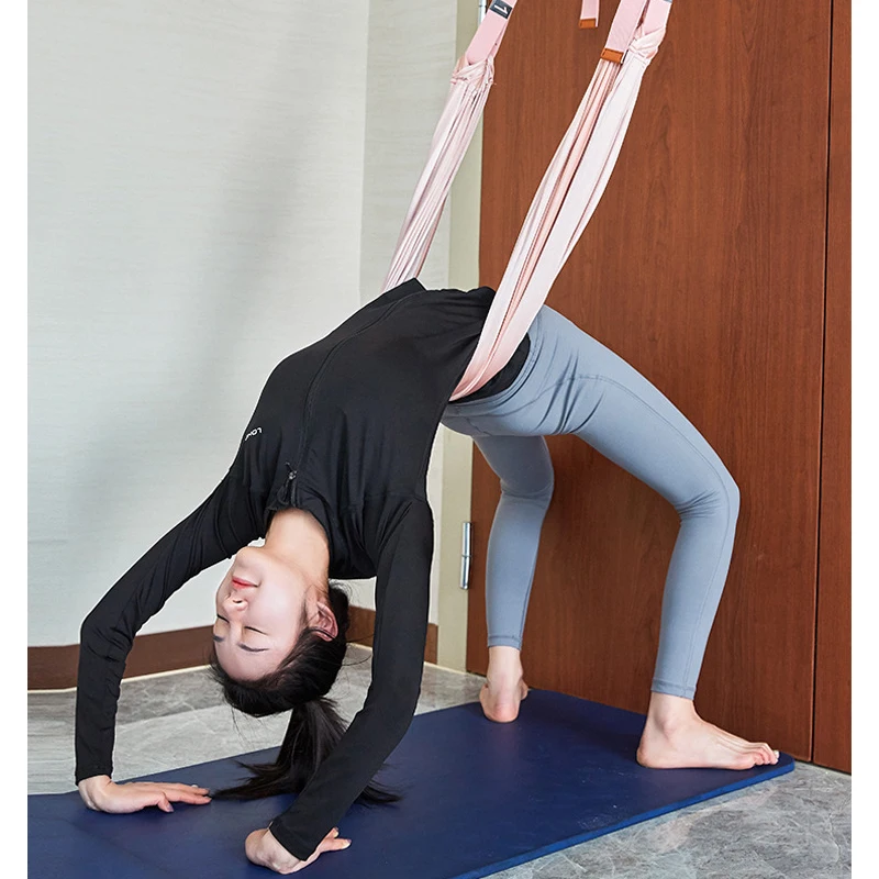 

Adjustable Aerial Yoga Hammock Swing Stretch Anti-gravity Practice Door Elastic Leg Flexibility Training