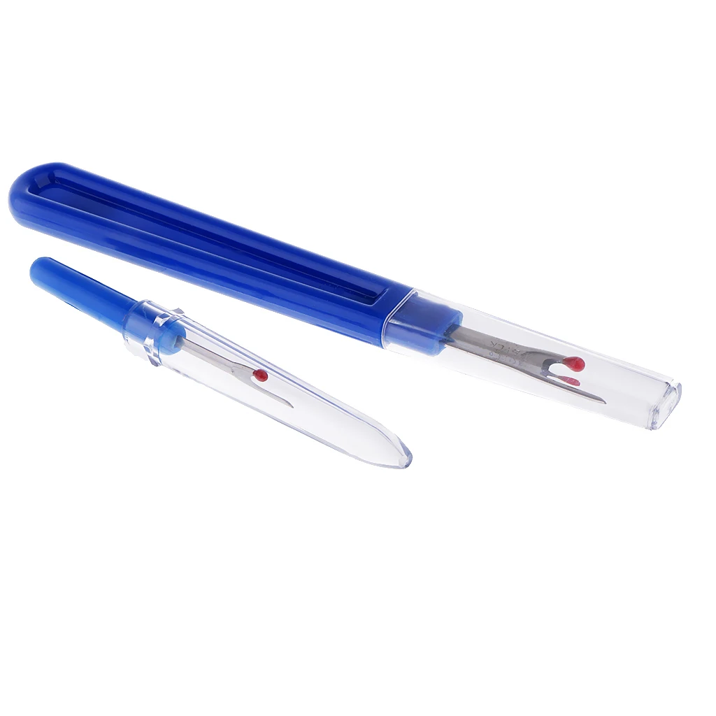 2pcs 6/13cm Blue Seam Ripper Sewing Tool Stitch Thread Unpicker Hole Cutter Thread Handle Unpicker Cutter Opening Seams Hems