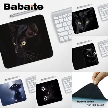 

Babaite High Quality Black Cat DIY Design Pattern Game mousepad Top Selling Wholesale Gaming Pad mouse Gaming Mouse Pad