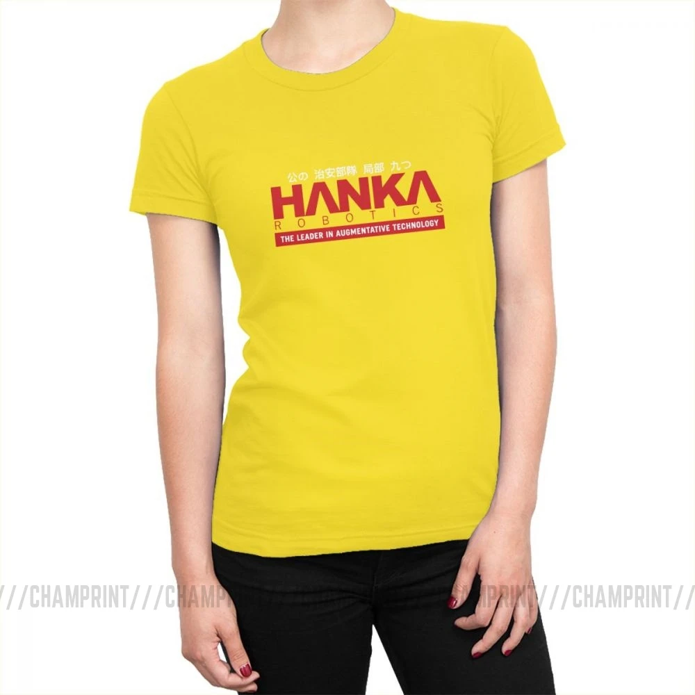 Hanka Robotics/женские футболки, футболка с изображением призрака в виде ракушки, топы, футболки Harajuku tumblr, хипстерская Одежда большого размера для женщин - Цвет: Цвет: желтый