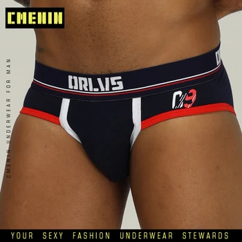 

Men Underwear Sexy Male Briefs Gay Cotton Jockstrap Man Unerpants Cueca Men's Breathable Brief U Pouch Male Panties hombre OR188