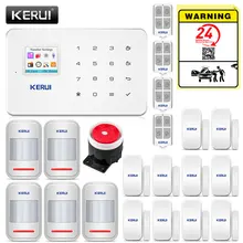 CORINA G18 Wireless Home GSM Alarmsysteem DIY Kit APP Controle Met Auto Dial Bewegingsmelder Inbraakalarm systeem(China)