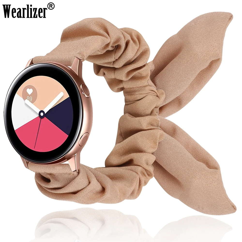 Wearlizer elástica para reloj Samsung Galaxy para mujer, banda de tela de 42mm 2, 40mm, 44mm/Gear S2|Correas de reloj| - AliExpress