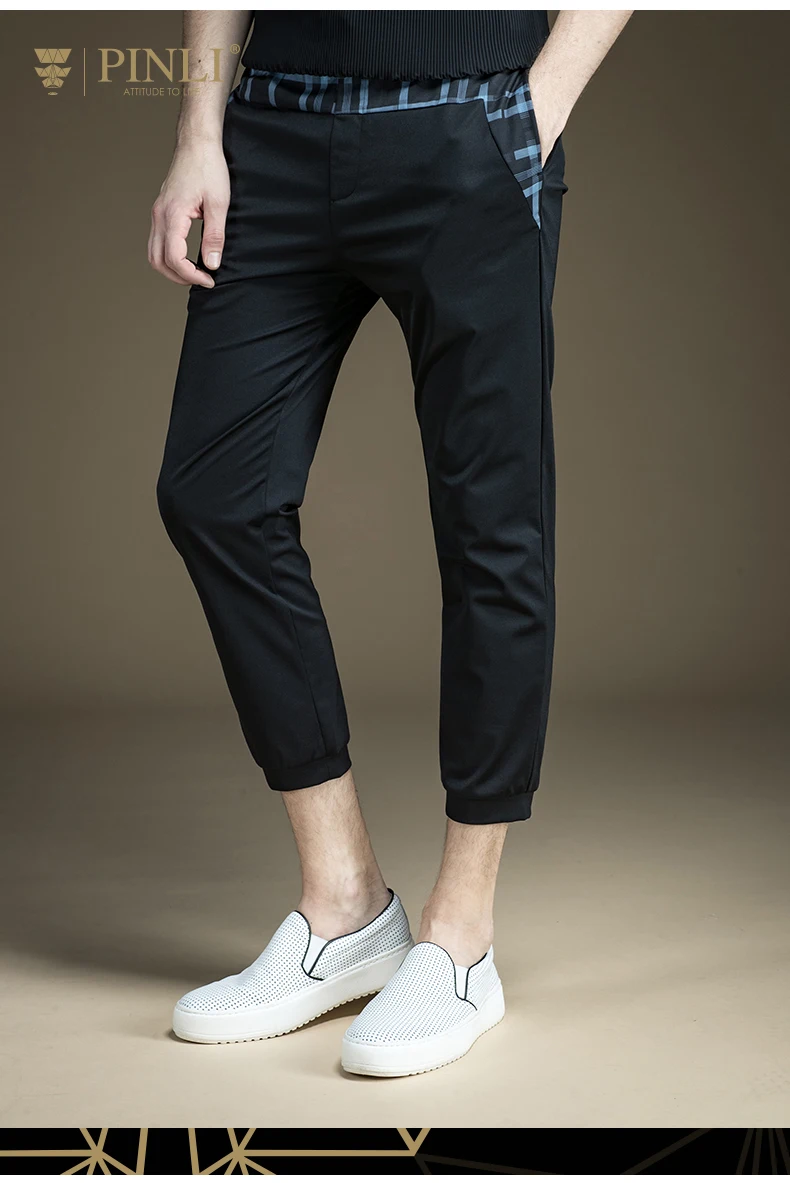 Free shipping men's male New Summer clothing Slim knitted casual ankle-length pants trousers B172217176