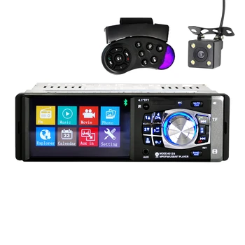 

4.1 inch Car MP5 Player Audio Stereo FM Radio Bluetooth 2.0 Support Rear View Camera USB Steering Wheel Remote Control Player