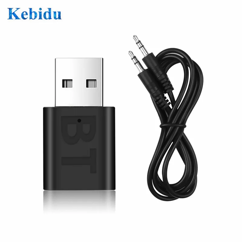KEBIDU Bluetooth 5 0 автомобильный стерео музыкальный AUX адаптер беспроводной приемник