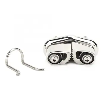 

316 Stainless Steel Rope Fixing Holder Clips Clamp Cable Grip Accessory for Yachts Boats