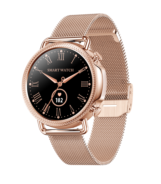 Fashion Smart Watch Women Fitness Sport Watches Heart Rate Blood Pressure Blood Oxygen Monitor MYFULONN IP67 Waterproof 2021