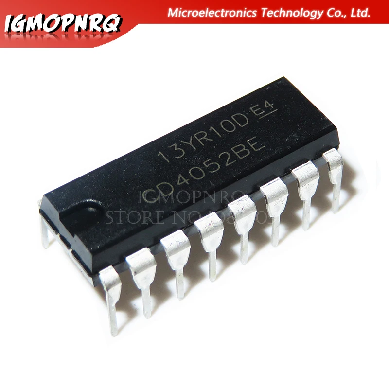 10 шт. CD4052BE DIP16 CD4052 DIP 4052BE DIP-16 новое и оригинальное IC