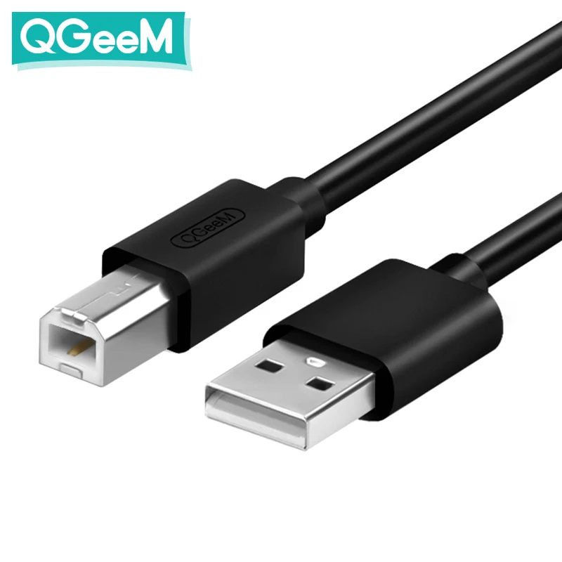 Cable usb para impresora 3d lenovo, Cable usb de alta velocidad A B macho A macho, sincronización de datos para impresora de etiquetas, 1m, 1,5 m, 2m, 3m, 5m