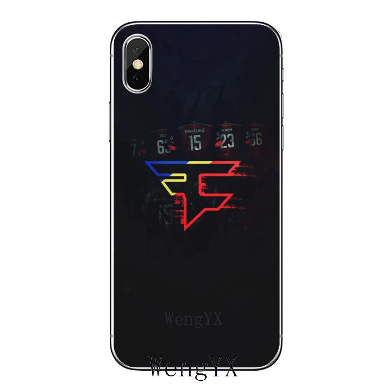 Для iPhone 11 pro XR X XS Max 8 7 6s plus SE 5s 5c iPod Touch 5 6 прозрачный чехол FaZe clan fan - Цвет: FaZe-clan-fan-A-08