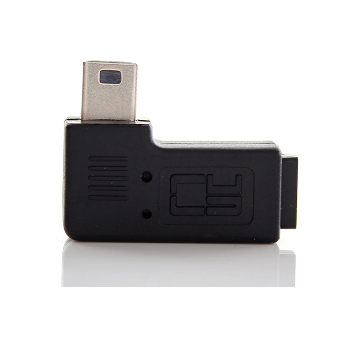 

90 Degree Angled Mini USB Male to Micro USB Female Data Sync Power Adapter Converter Charger