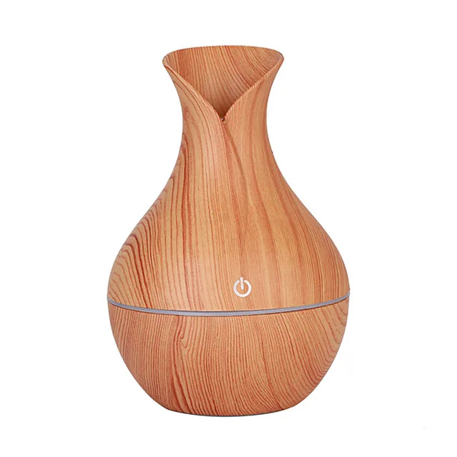 

KBAYBO Mini USB Ultrasonic Air Humidifier 130ml Aroma Essential Oil Diffuser for Home USB Fogger Mist Maker with LED Night Lamp