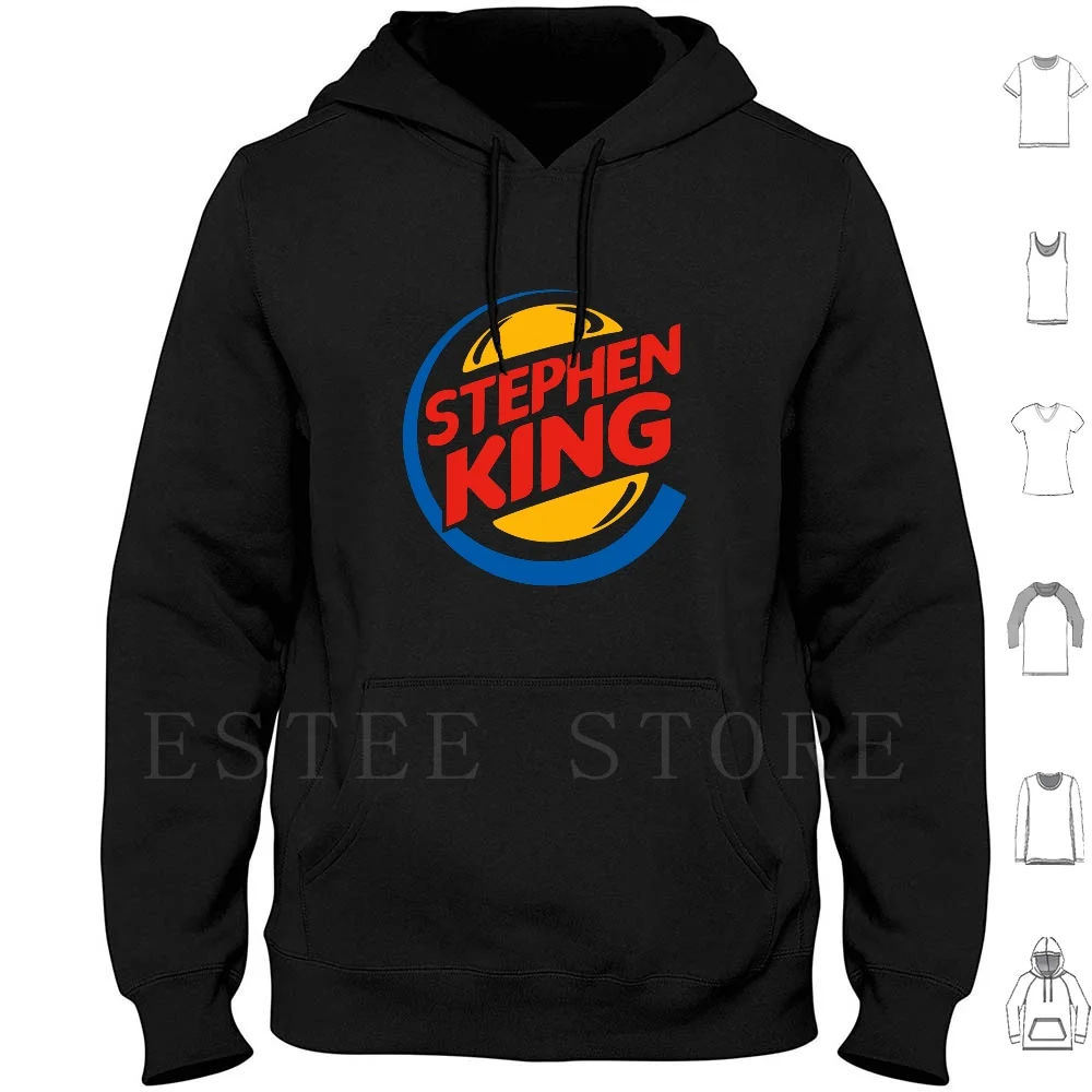 Stephen King I Love It Felpe Con Cappuccio Manica Lunga Stephen King Writer Novelist Romanzi Libri Book Nerd Nerd Geek