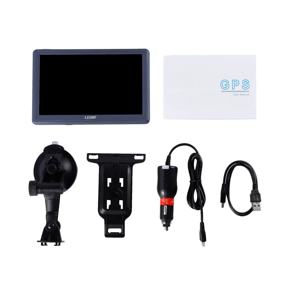 7 дюймов HD Автомобильный gps навигатор емкостный экран FM 8 ГБ/256 Мб DDR/800 МГц Автомобильный навигатор для грузовика gps Sat nav карта