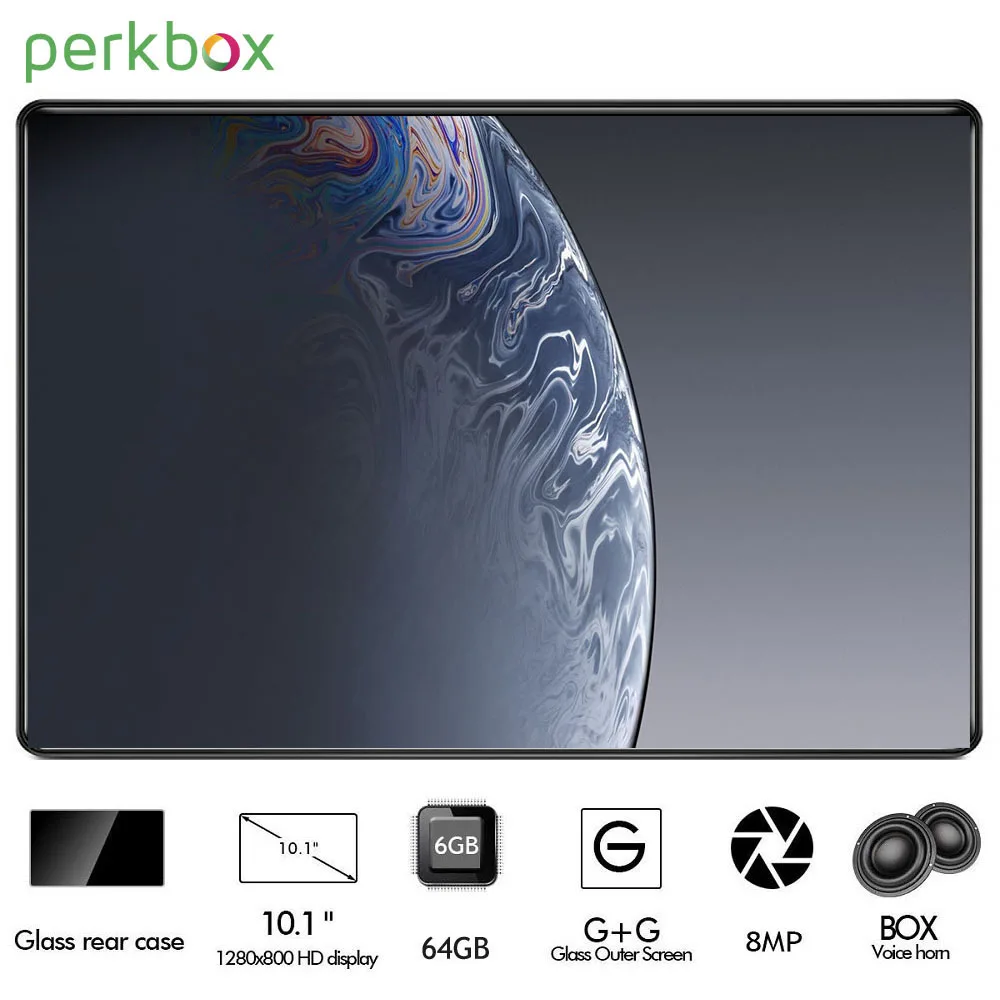 

1280x800 Glass 3G IPS Screen Tablet Sim Card Octa Core 64GB ROM Android 9.0 4G FDD LTE 6GB RAM