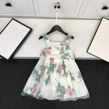 

New 2020 children's princess dress, beautiful flower fairy net dress