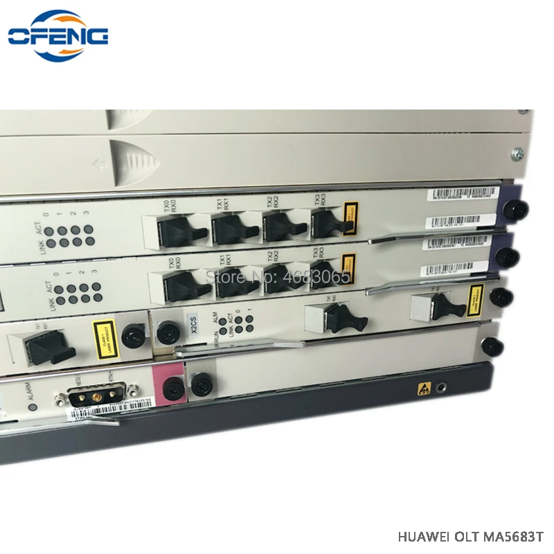 Huawei MA5683T 1G Fttb/Fttc/Ftth GPON EPON OLT + 2xSCUN + 2xPRTE + 2x GICF, Hua wei SmartAX MA5683T терминал de linha optica