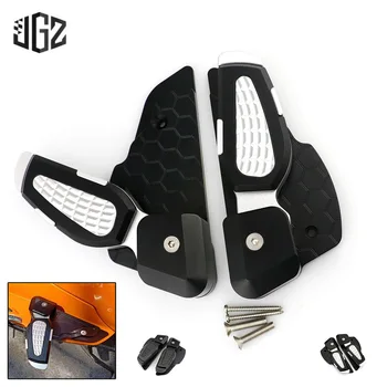 

Motorcycle CNC Foldable Rear Passenger Footrest Extension Foot Pegs Pedals Pad Scooter for Vespa Primavera Sprint 150 2017 2018