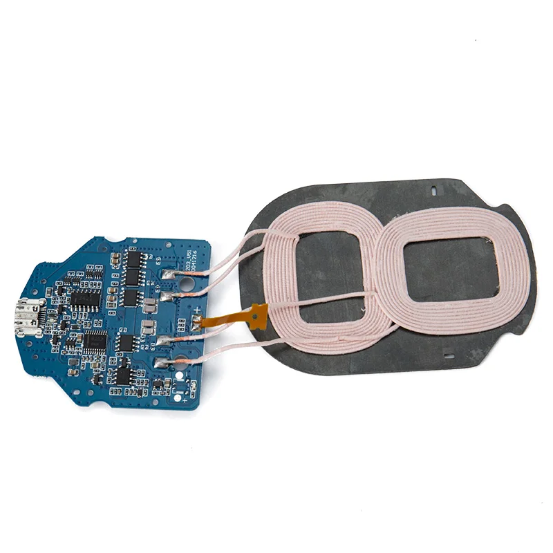 

Dual Coil Wireless Charger Transmitter Module Diy Modified Wireless Fast Charging Solution Pcba Board Fast Charging