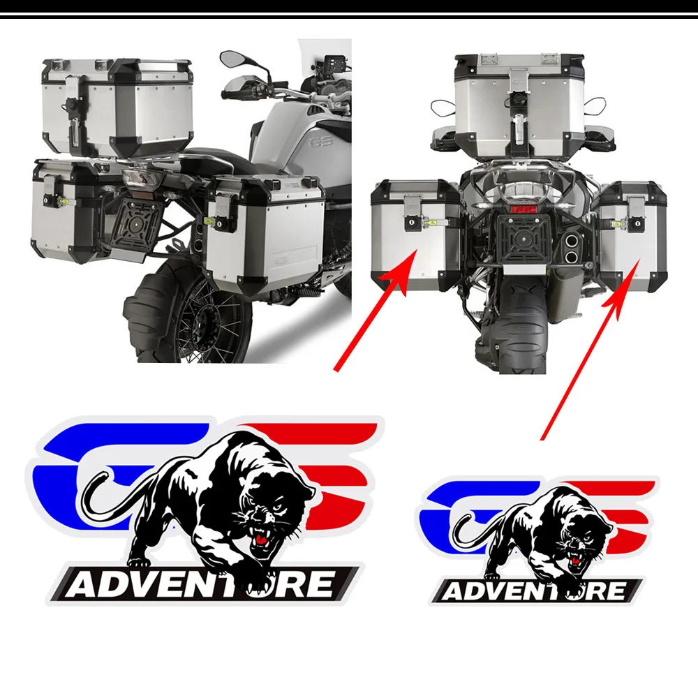 R1200Gsa R1250Gsa Bauletto Bauletto Bauletto In Alluminio Bauletto Per Bmw R 1250 1200 F 850 800 750 650 1100 Gs Gsa Hp Adesivi Avventura