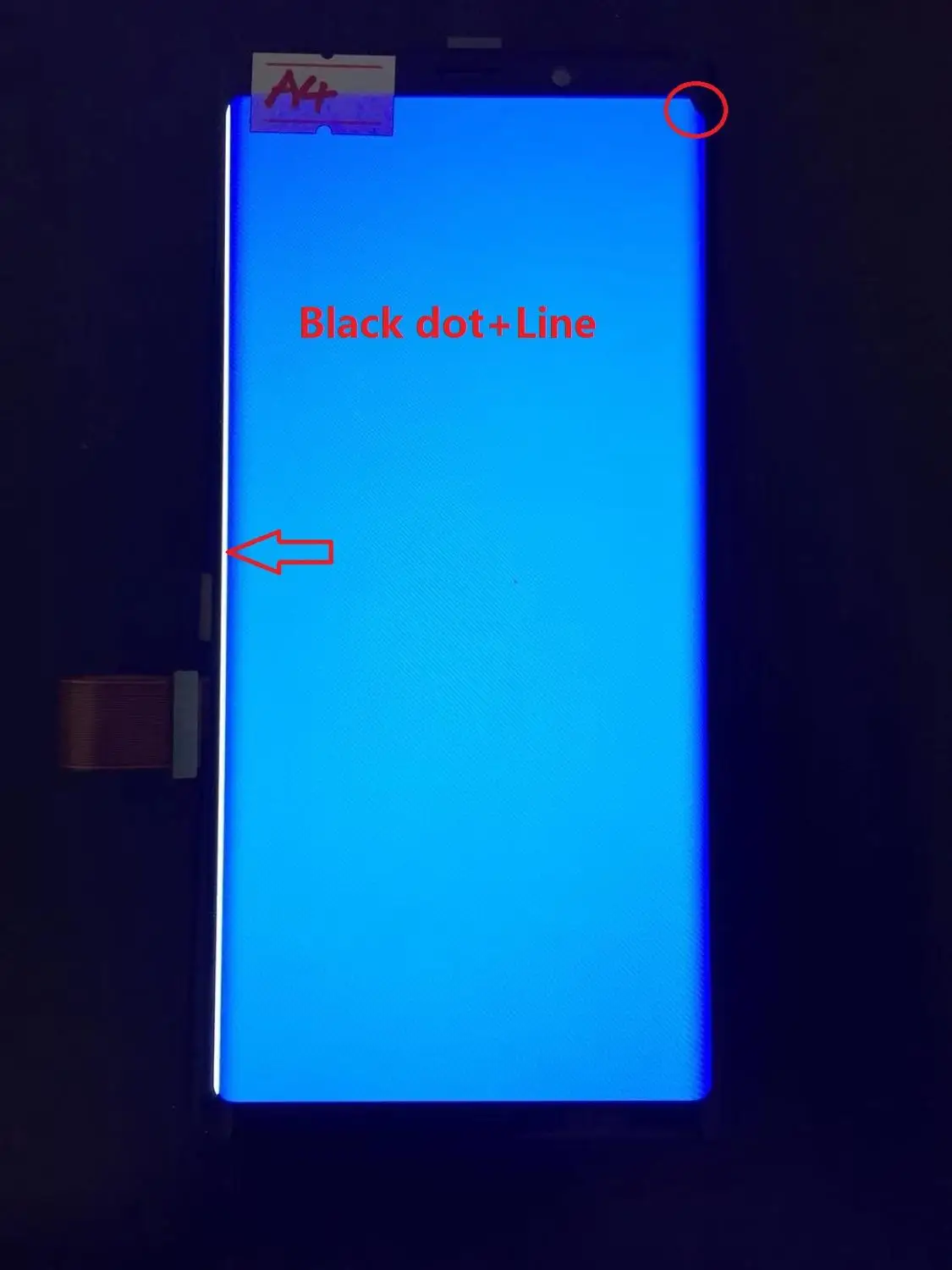 With Line Original AMOLED Display For SAMSUNG Galaxy NOTE9 LCD N960 N960F Display Touch Screen Replacement 4
