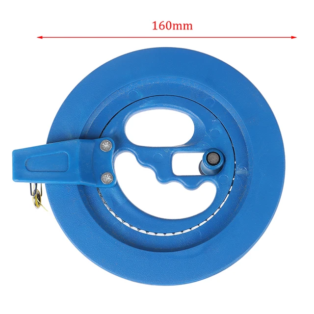 16cm Kite Reel ABS Plastic Blue Kite Reel Grip Winder With 150m Line 2
