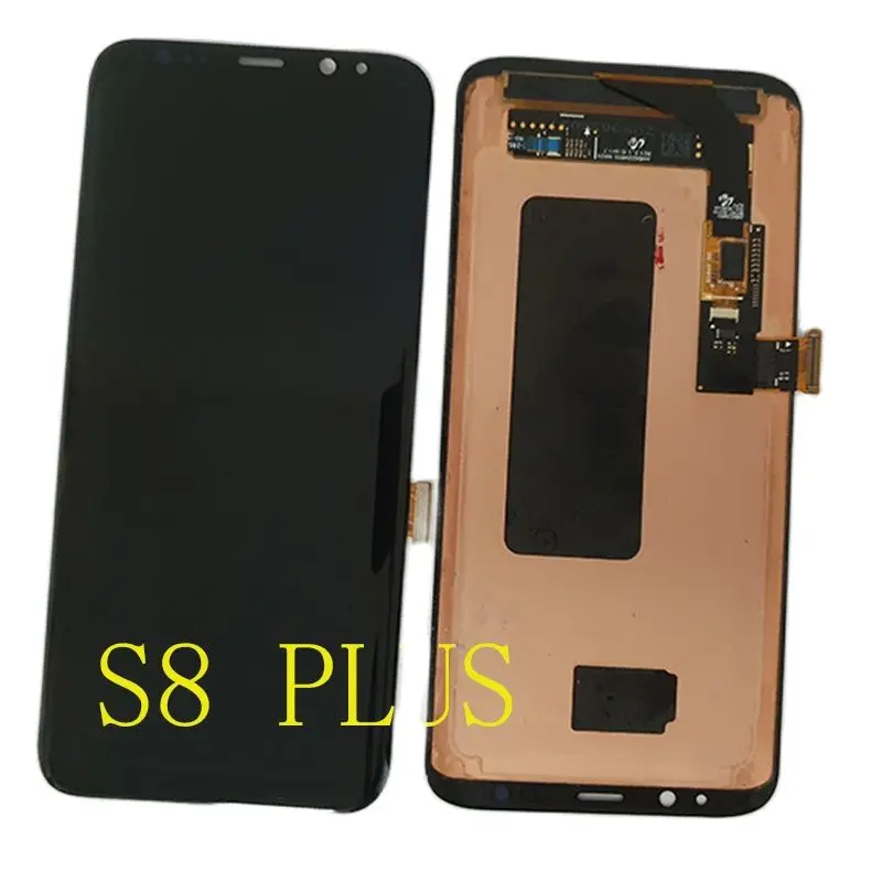 100% Оригинальный Amoled дисплей с рамкой для SAMSUNG Galaxy S8 Plus G955 G955F G955U G955FD ЖК сенсорный