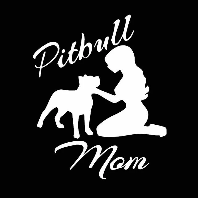 Pitbull mama, Pitbull mama heartbeat, Pitbull lover, Pitbull mom Sticker  for Sale by Roseau208